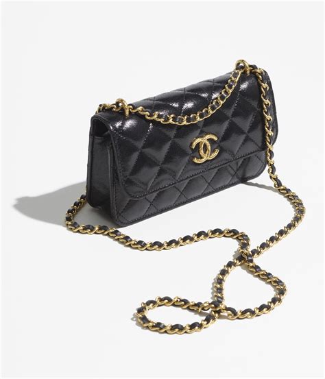 chanel phone holder chain|chanel flap phone holder.